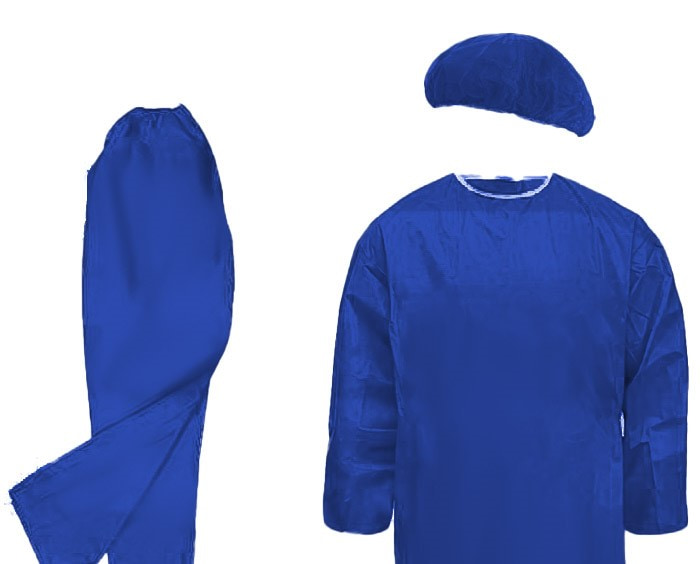 ست گان بیمار به همراه کلاه مناسب برای ام ار ای